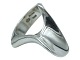Stor, 
skulpturel 
Georg Jensen 
ring i 
sterlingsølv.
Oprindeligt 
designet af 
Hans ...
