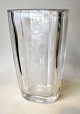 Large crystal 
vase with 
carving of a 
woman, 20th ...