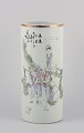 Antique Chinese 
porcelain brush 
holder.