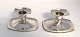 Cohr. Silver candlesticks (830). A pair. Height 4.3 cm