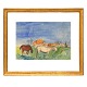 Jens 
Søndergaard 
akvarel
Jens 
Søndergaard, 
1895-1957, 
akvarel med 
motiv i form af 
heste på mark 
...