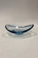 Holmegaard 
Selandia 
Glasskål. 
Designet af  
Per Lütken. 
Farve: Akva. 
Signeret 
HOLMEGAARD PL, 
og ...