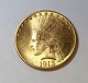 USA. Indian. 
Guld $10 fra 
1913.