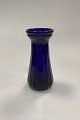Cobalt blue Flower Bulb Vase Holmegaard / Kastrup /Fyens Glassworks