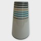 Bing & 
Grøndahl, vase 
i konisk form 
med farvede 
ringe, højde 
18cm, fin stand