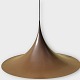 Fog & Mørup, 
stor trompet 
pendel, SEMI 
pendel, 
diameter 69cm, 
brun, design 
Claus Bonderup 
og ...