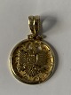 Albanian eagle in 14 Karat gold, pendant