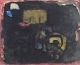 Bengt Orup 
(1916–1996).
Akvarel på 
papir. Abstrakt 
komposition i 
mørke nuancer 
med indslag af 
...