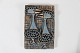 Allingsås 
keramik
Ulla Winblad 
(1933-1992) 
wall relief
of two fantasy 
birds
Made of ...
