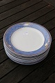 Magnolia Blue 
Danish 
porcelain, 
luncheon plates 
22cm. ...