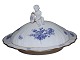 Royal 
Copenhagen Blue 
Flower Curved 
with gold edge, 
large and rare 
lidded bowl 
with a boy ...