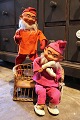2 old Santas 
with felt 
clothes and a 
nice old ...