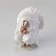 Kongelig figur 
i porcelæn med 
motiv af hvid 
kalkun. Nr. 
4784
Formgiver 
Jeanne Grut
Producent ...