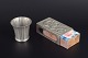 Just AndersenVase model 2352 and matchbox holder in pewter, 1930s–40s.A small fluted vase ...