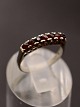 Sterling sølv 
ring størrelse 
51-52 med 
granater fra 
guldsmed Herman 
Siersbøl emne 
nr. 620821