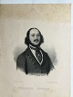 Emilius Bærentzen (1799-1868):Portræt af Operasanger Ferrari Stella 1843.Litografi på papir ...