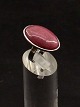 Sterling sølv 
ring størrelse 
56 med flot 
sten emne nr. 
622301