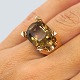 Just Andersen; 
Ring in 14k 
gold set with a 
topaz
