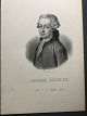 Emilius Bærentzen (1799-1868):Portræt af den norske historiker Gerhard Schøning ...