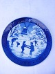 Royal 
Copenhagen 
porcelain. RC. 
Christmas plate 
year 1989. "The 
old skating 
pond". 1. 
Quality, ...