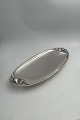 Georg Jensen Magnolia Sterling Sølv Oval Skål / Bakke No. 2D