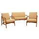 Sofa und zwei Loungestühlen von Tove & Edvard Kindt LarsenHergestellt von France and ...