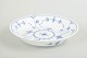 Royal Copenhagen, Blue Fluted Plain bowl.Deep bowl decorated with hand-painted cobalt blue ...