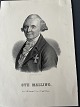 Portræt af Gehejme-statsminister Ove Malling - litografi ...