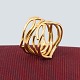 C. Antonsen; Ring in 14k gold