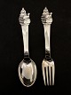 H C Andersen 830 silver children's cutlery