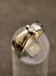 Sterling sølv ring størrelse 56-57 med klar sten stemplet 925semne nr. 633780