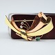 Viggo Wollny; Broche i 14 kt. guld og rosa guld med ...