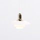 PH 2/1 Pendelleuchte aus Messing mit Opalglas von Louis Poulsen. Entworfen von Poul Henningsen ...