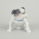 European porcelain figurine, French bulldog.