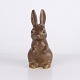 Knud Basse Hare Figur i Glaseret Keramik, Dansk Design ...