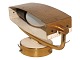 Small Danish Modern brass wall lamp from around 1950
