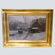 A. Andersen Lundby; Oliemaleri, vintermotiv