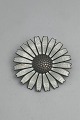 A. Michelsen Forgyldt Sterling Sølv Marguerit Broche (Guilloche)