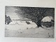 Radering af Sophus Clod-Svensson - Snelandskab 1916.