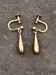 8 carat gold earrings L. 2 cm. from goldsmith Herman Siersbol Copenhagen item no. 639280