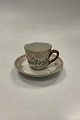 Royal Copenhagen Flora Danica Mokka Kop No. 3618.Koppen måler 6,4 cm. i diameter og 5,7 cm. ...