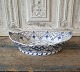 Royal Copenhagen Musselmalet helblonde sjælden brødkurv No. 1002, 1. sorteringMål 20 x 30 ...