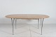 Piet Hein (1905-1996) + Bruno Mathsson (1907-1988)Large super ellipse table + 1 extra ...