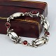 Georg Jensen; "Moonlight Blossom" armbånd af sterling ...