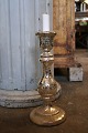 Stor antik fransk mundblæst 1800 tals lysestage i ...
