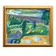 Erik Hoppe, 1896-1968, oil on canvas. Landscape, Leine, ...