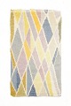 Swedish handwoven rya carpet.Handwoven wool rya carpet with a deep pile featuring a ...