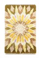 Swedish handwoven rya carpet.Handwoven wool rya carpet with a deep pile featuring a radiant ...