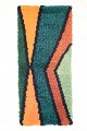 Swedish handwoven rya carpet.Handwoven wool rya carpet with a deep pile and a dynamic ...