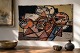 Ege Denmark after Corneille, wall tapestry.Large wool wall tapestry with a 1951 motif by ...